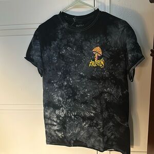 Medium Black tie-dye mushroom t-shirt from DGK